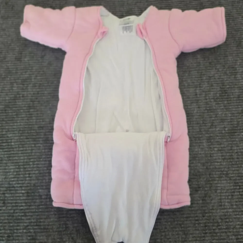 Baby Merlin's Magic Sleepsuit Pink Size Large 6-9 Months Swaddle Transition